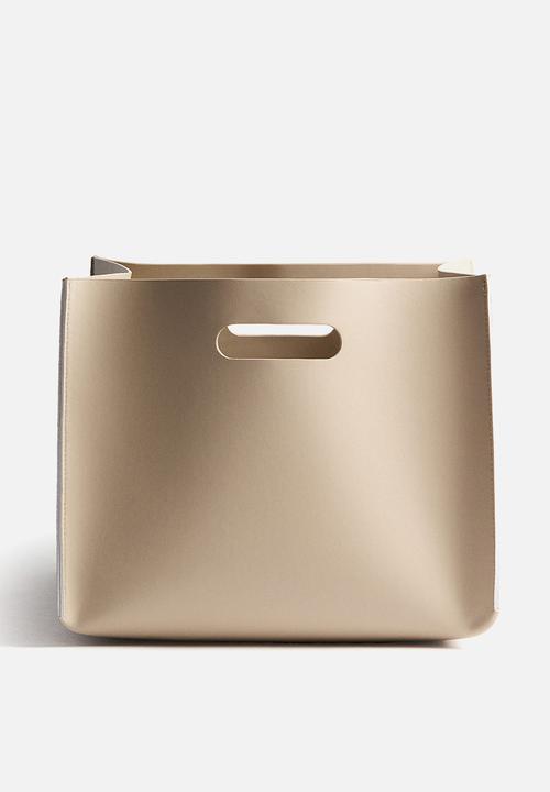 Large storage basket - beige