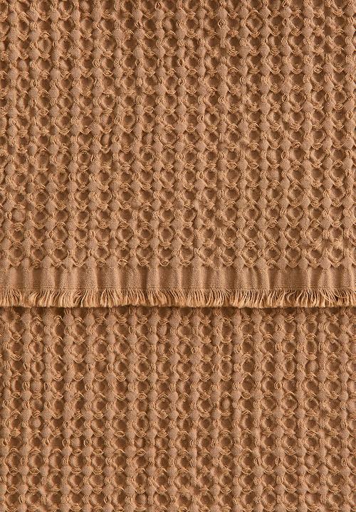 H&M - Waffled bath towel - dark beige