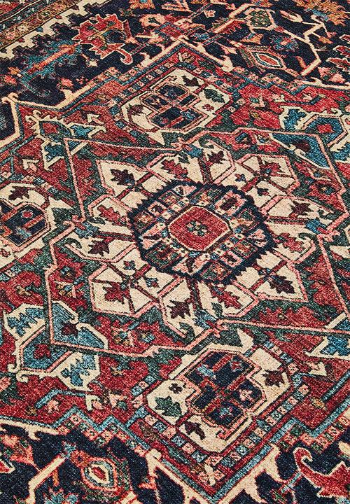 Sixth Floor - Looma Antique Rug - Rust