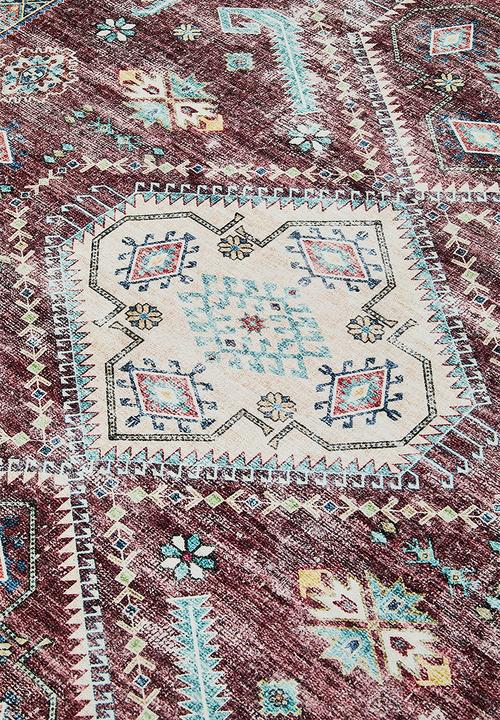 Sixth Floor - Kin Antique Rug - Rust