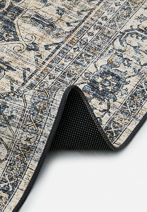 Sixth Floor - Casa Antique Rug - Natural/Navy 