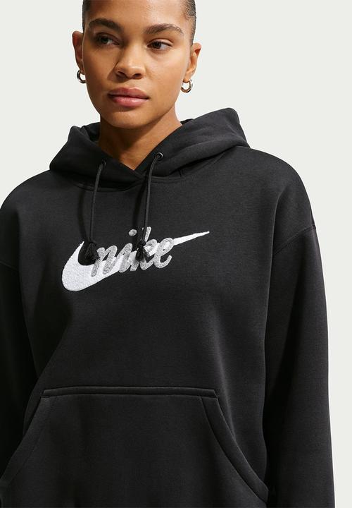 Nike - W Nsw Phnx Flc Os Logo Hdy - Black/Summit White