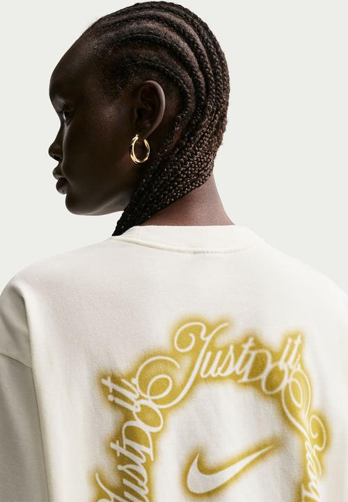 Nike - W Nsw Ss Tee Os Jdi Script - Sail