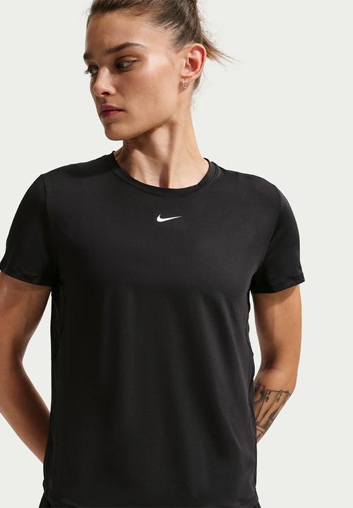 Nike - W Nk One Classic Df Ss Top - Black/White