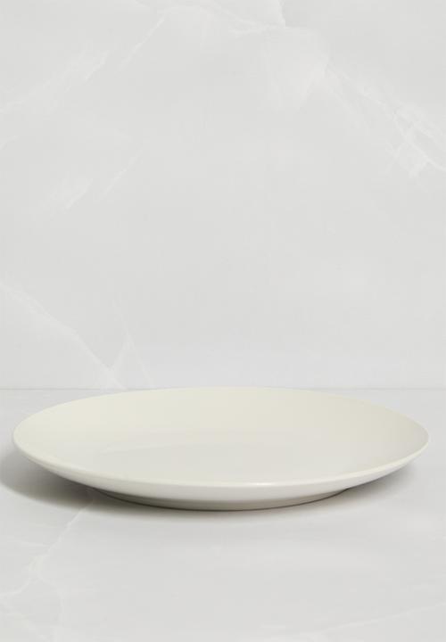 Excellent Houseware - 16 piece porcelain dinnerware set - White