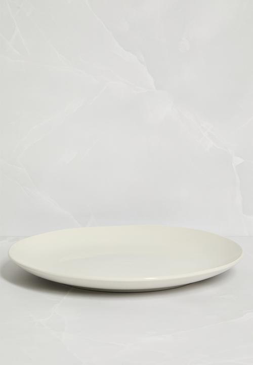 Excellent Houseware - 16 piece porcelain dinnerware set - White