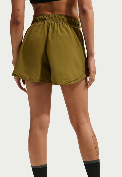 Nike - W Nk Tempo Df Mr 3" Short - Olive Flak/Olive Flak/Reflective Silv