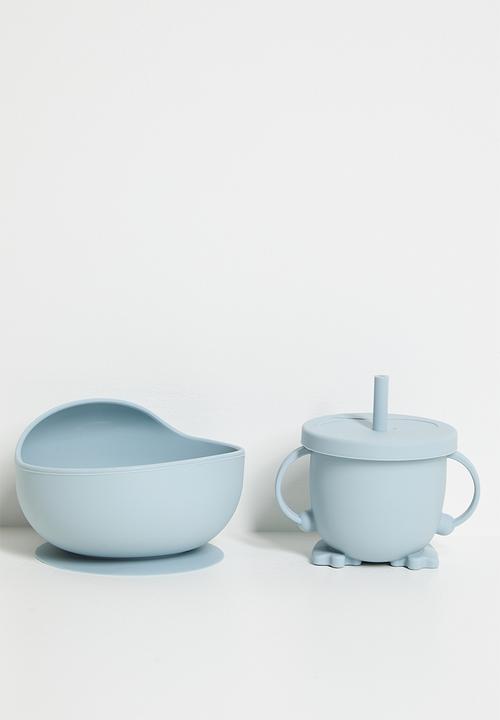 Pop Candy - Silicone dining set - blue