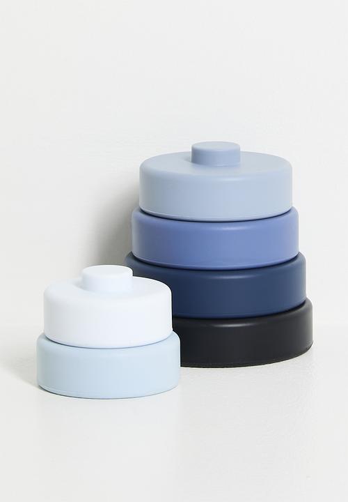 Pop Candy - Silicone stacking blocks - blue