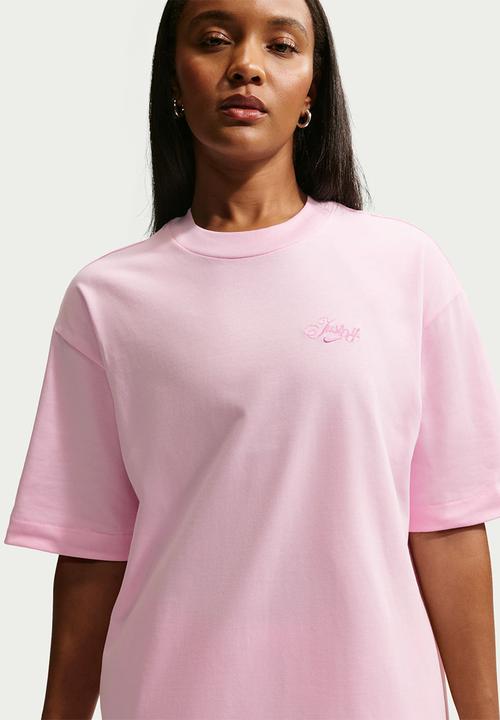 W Nsw Ss Tee Os Jdi Script - Pink Foam