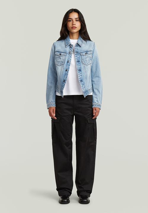 G-STAR - Pitched hem Slim jacket wmn - Sun faded cloudburst