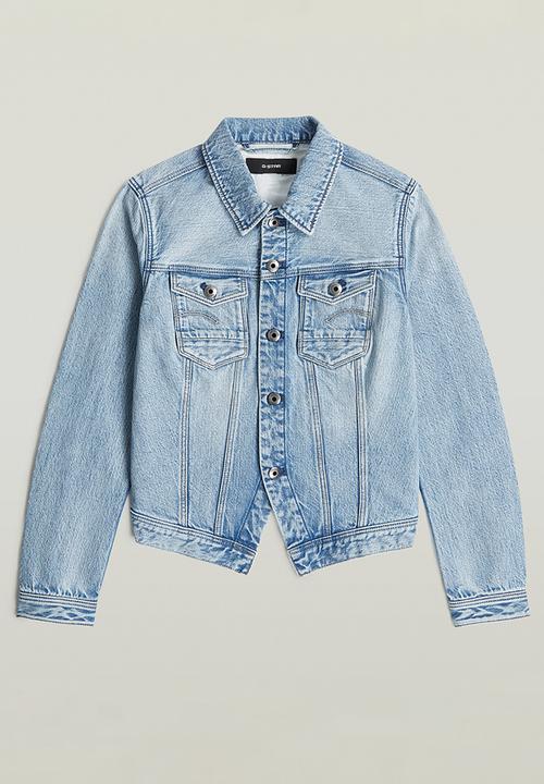 G-STAR - Pitched hem Slim jacket wmn - Sun faded cloudburst