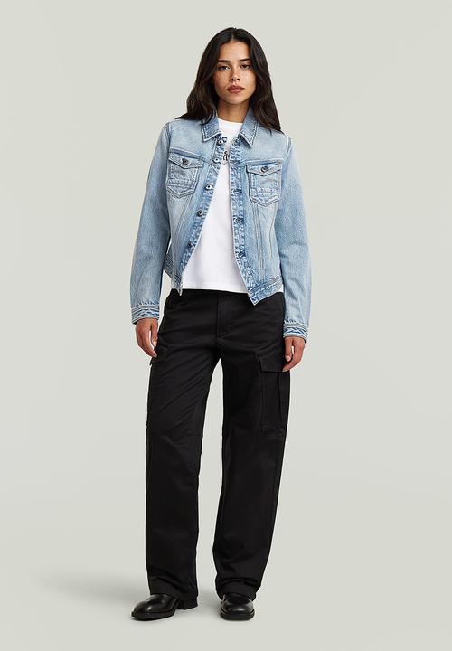 G-STAR - Pitched hem Slim jacket wmn - Sun faded cloudburst