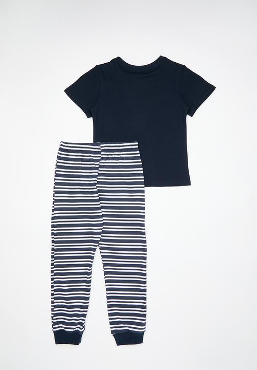 Pop Candy - Pj set - dark navy/stripe