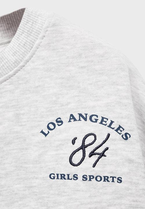 MANGO - Sweatshirt sports - light/pastel grey