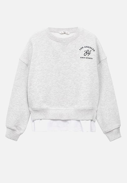MANGO - Sweatshirt sports - light/pastel grey