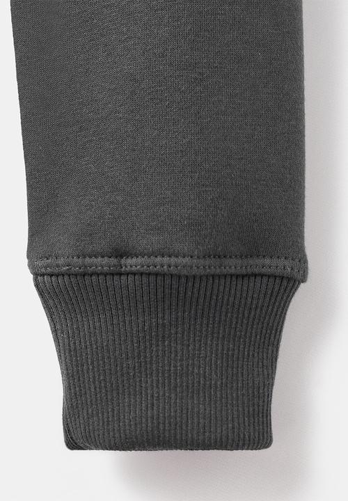 MANGO - Printed cotton sweatshirt - Charcoal