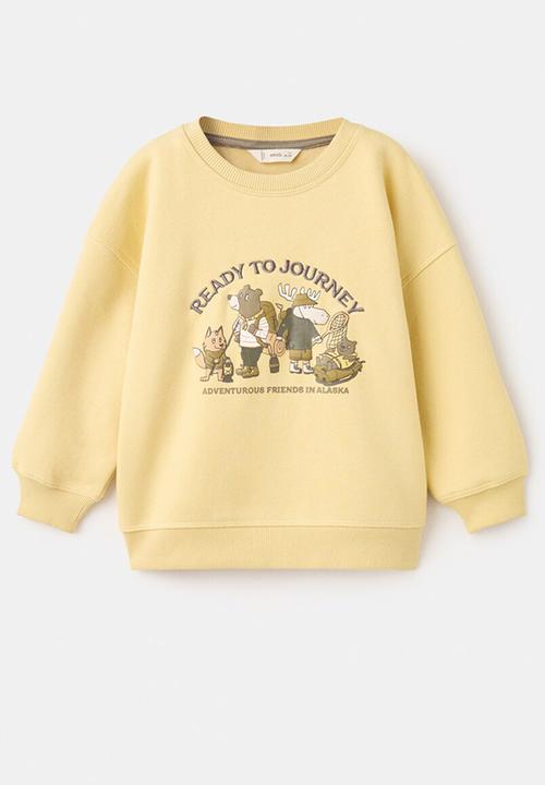 MANGO - Sweatshirt JOURNEY - Light/Pastel Yellow