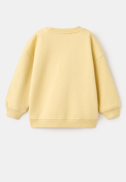 MANGO - Sweatshirt JOURNEY - Light/Pastel Yellow