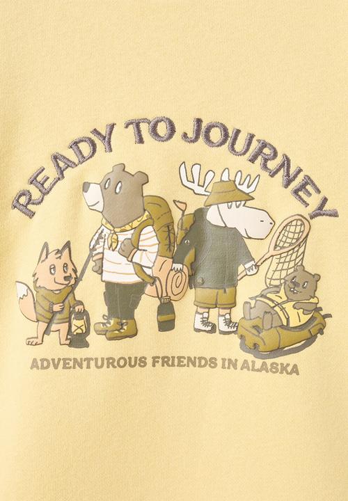 MANGO - Sweatshirt JOURNEY - Light/Pastel Yellow