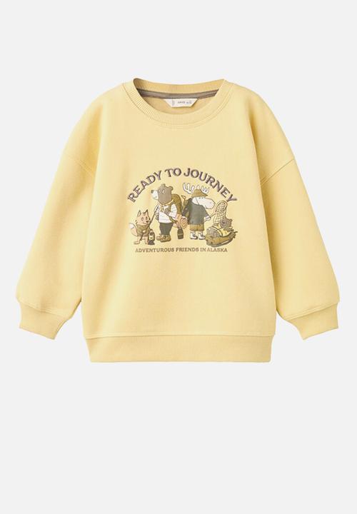 MANGO - Sweatshirt JOURNEY - Light/Pastel Yellow