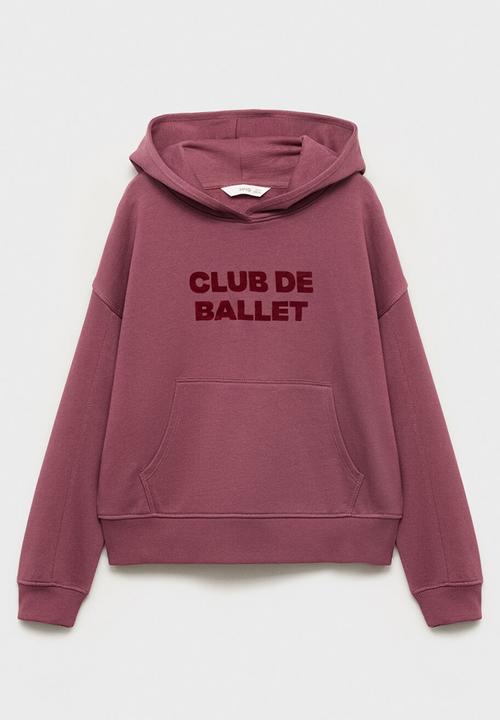 MANGO - Sweatshirt ballet - dark red