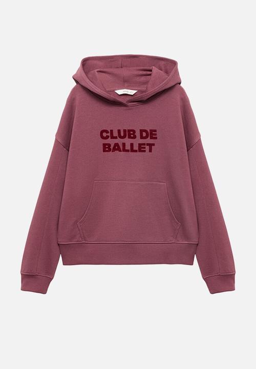 MANGO - Sweatshirt ballet - dark red