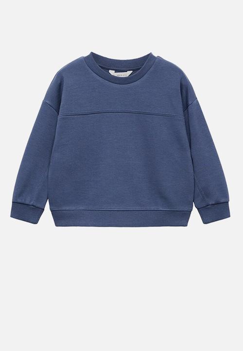 MANGO - Sweatshirt pique - dark blue