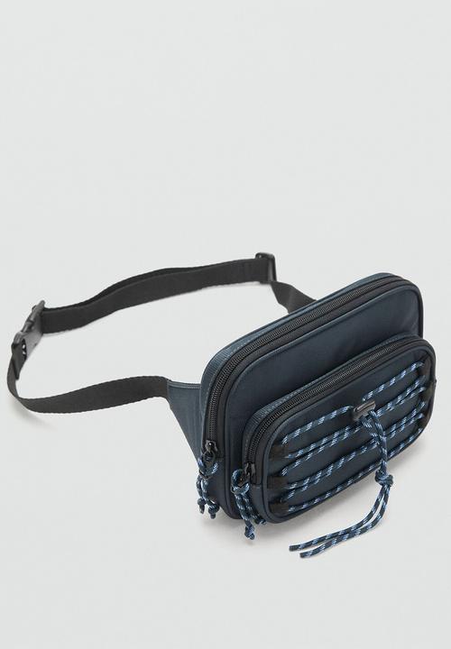 MANGO - Fanny pack with cords - Navy
