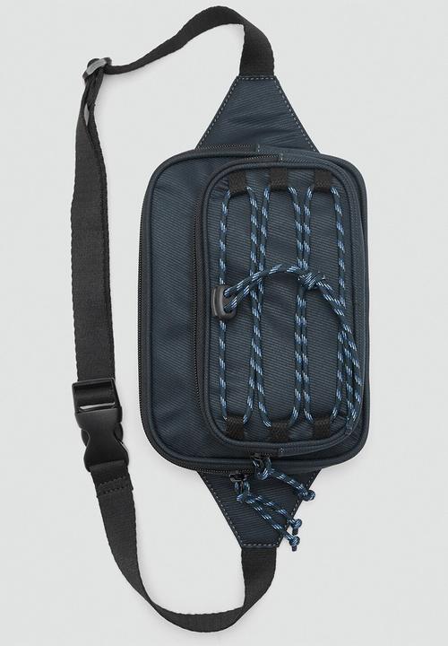 MANGO - Fanny pack with cords - Navy