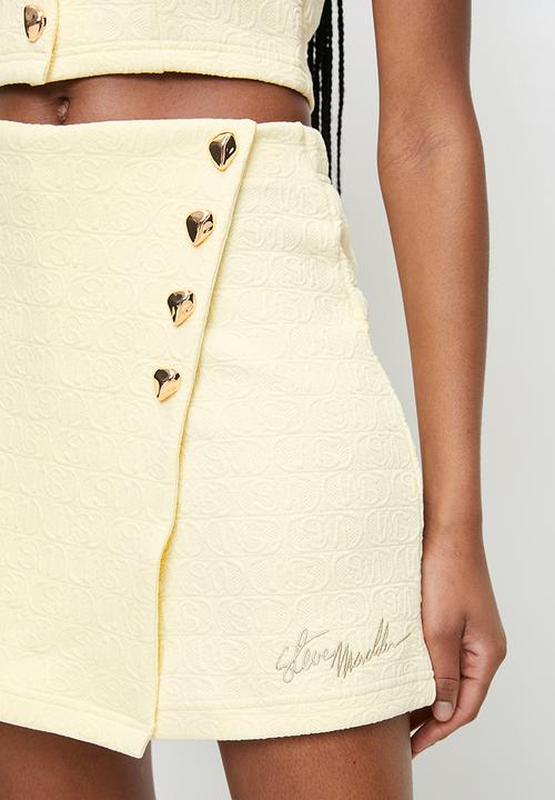 Steve Madden - Ladies anita skort - pale lemon