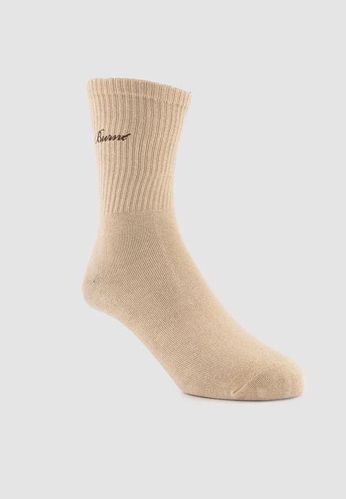 Burnt  - Studio Sock - Cashew