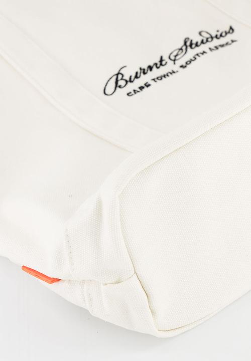 Burnt  - Essential Tote Bag - Cream