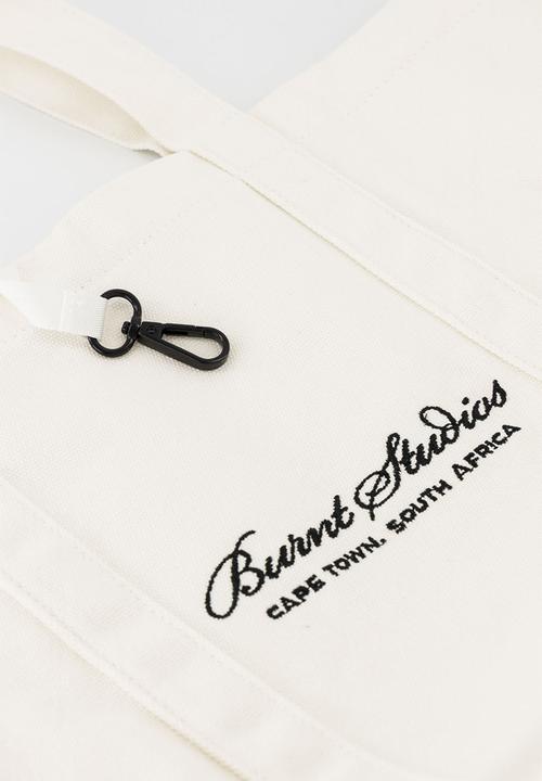 Burnt  - Essential Tote Bag - Cream