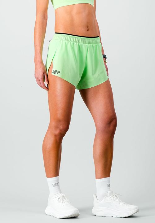 Burnt  - Sprintracer Women's Run Short - Mint