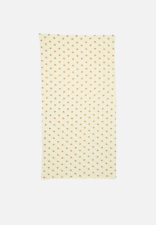 Pop Candy - Baby blanket - cream/hearts
