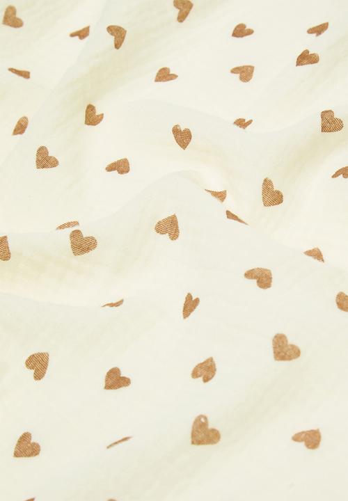 Pop Candy - Baby blanket - cream/hearts