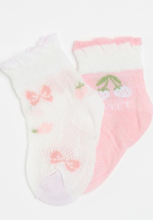 Pop Candy - 4 pack ankle socks - pink/multi