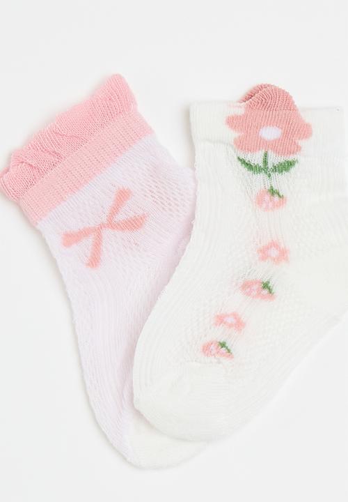 Pop Candy - 4 pack ankle socks - pink/multi