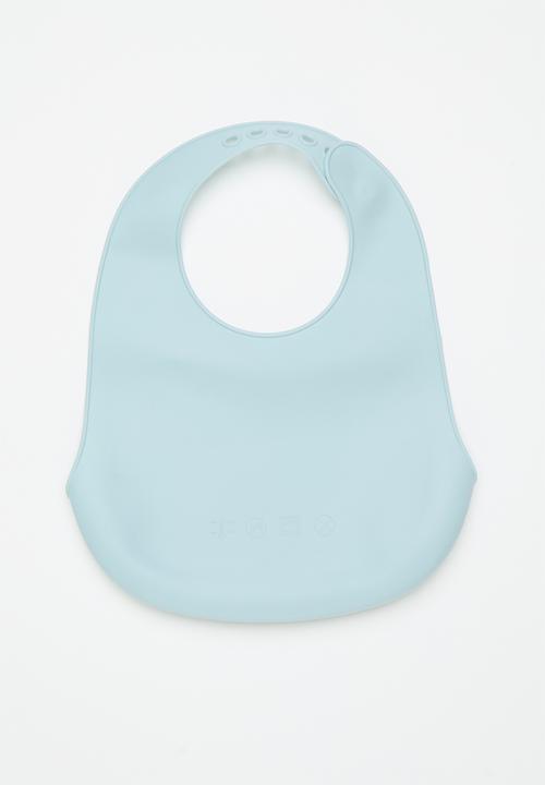Pop Candy - 2 pack silicone bib - blue/multi