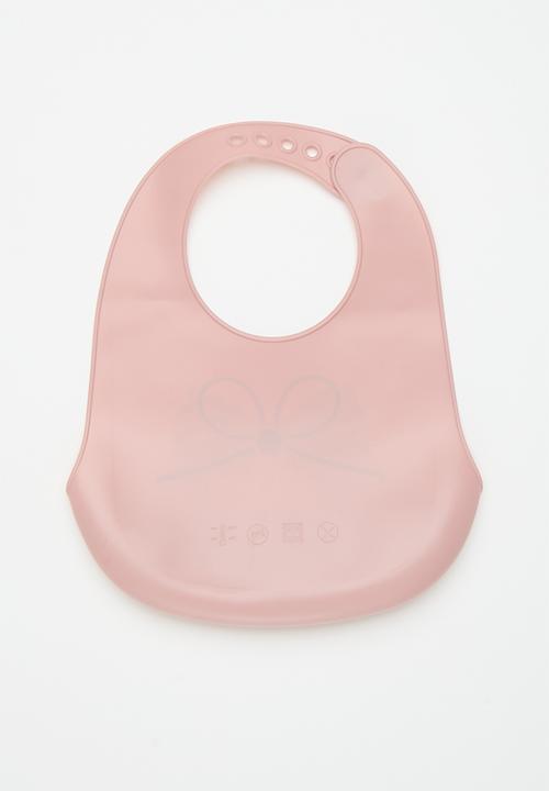 Pop Candy - 2 pack silicone bib - pink/multi