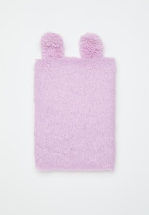 Pop Candy - Plush bunny notebook - purple