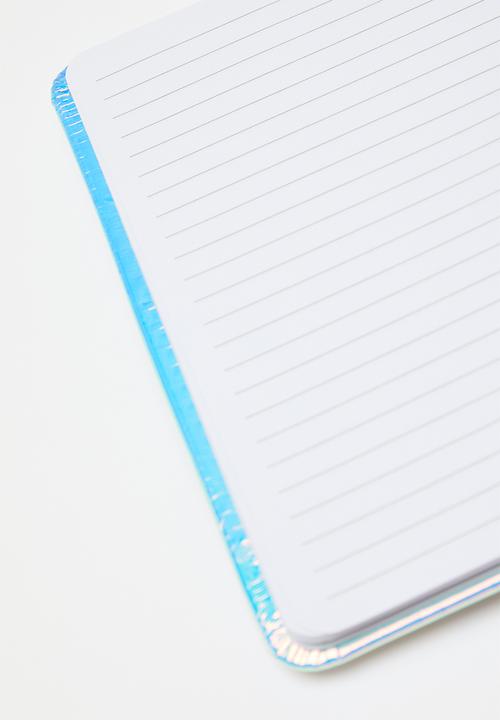 Pop Candy - Applique pony notebook - white/blue/sequins