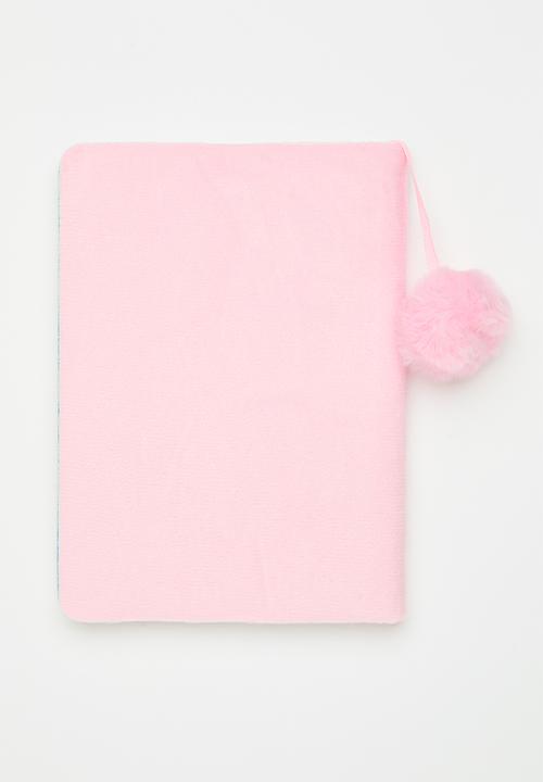 Pop Candy - Applique pony notebook - pink/sequins