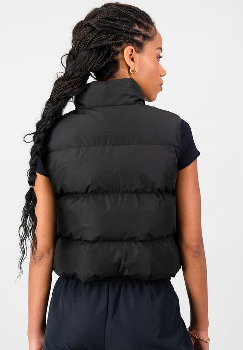 Burnt  - Montana Thermolite Puffer Gilet - Black