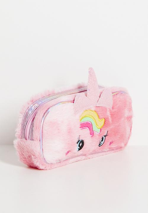 Pop Candy - Furry pencil bag - pink/unicorn