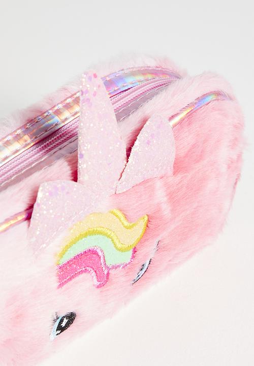 Pop Candy - Furry pencil bag - pink/unicorn