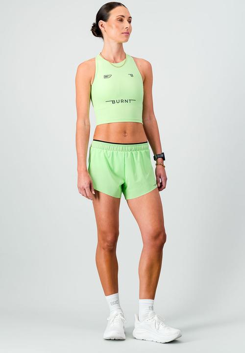 Burnt  - Speedracer supportive tank - mint