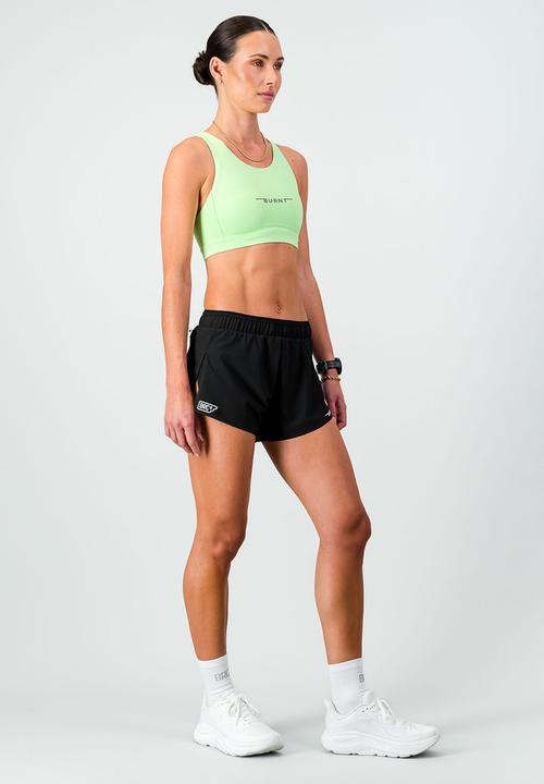 Burnt  - Sprintracer Women's Run Short - Reflective