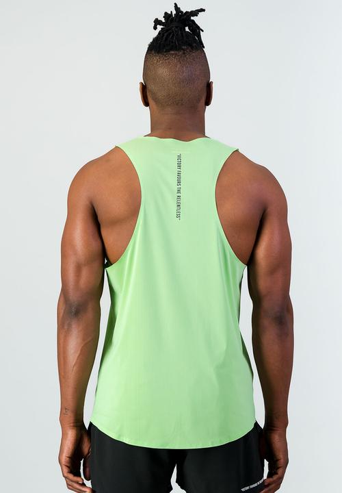 Burnt  - Men's Turboflow Pro Tank - Mint